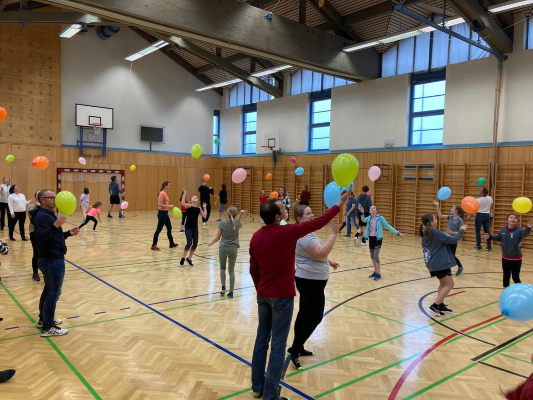 Eltern-Kinder-Training bei den U13-Mädls